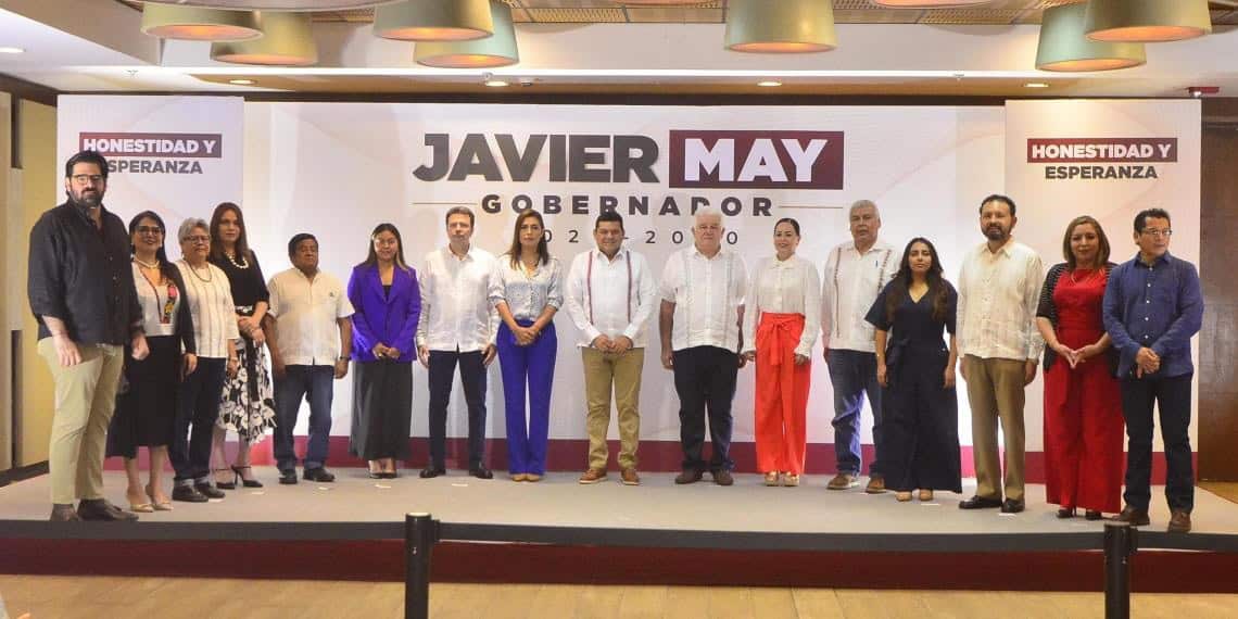 Javier May Rodríguez, dio a conocer a los integrantes de su gabinete