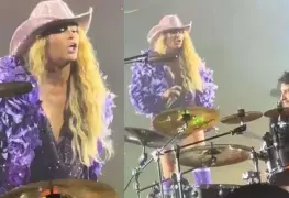 Baterista regañado por Paulina Rubio reacciona a las fuertes críticas: "Sí le ganó la tripa"