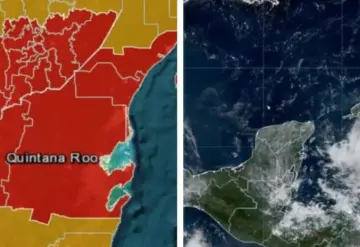 Emiten Alerta Roja en zonas de Quintana Roo y Yucatán por el huracán Beryl