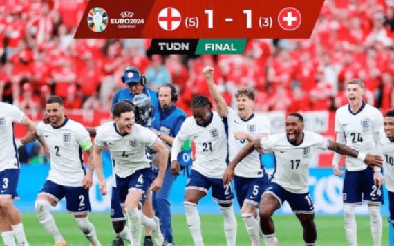 Inglaterra vence a Suiza en penales y se clasifica a las semifinales de la Eurocopa 2024