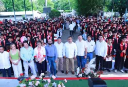 Realizan ceremonia de Graduación de la generación 2021-2024 del Colegio de Bachilleres De Tabasco Plantel #3 en Comalcalco