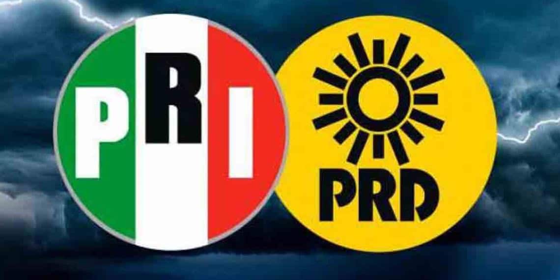 PRD y PRI; de más a menos en cada elección