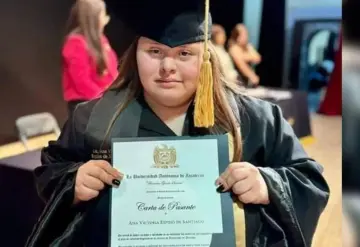 Ana Victoria, es una chica de 25 años con sindrome de Down que concluyó su carrera universitaria de Derecho