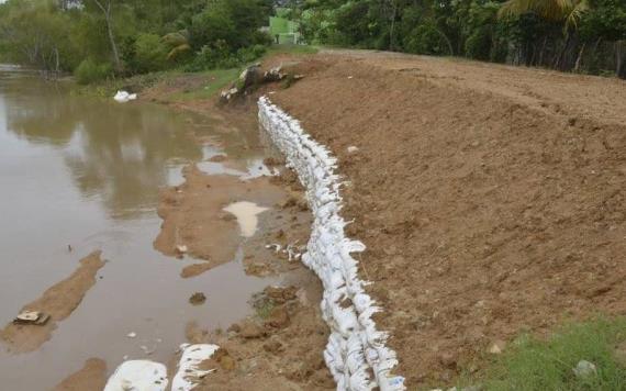 Reforzarán los bordos en la zona de Gaviotas, El Monal y La Guayaba