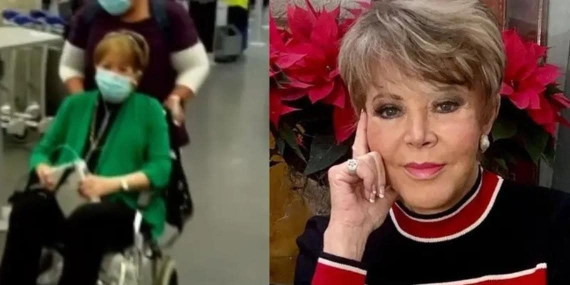 Lolita Ayala es vista en silla de ruedas y con tanque de oxígeno; explica cuál es su estado de salud