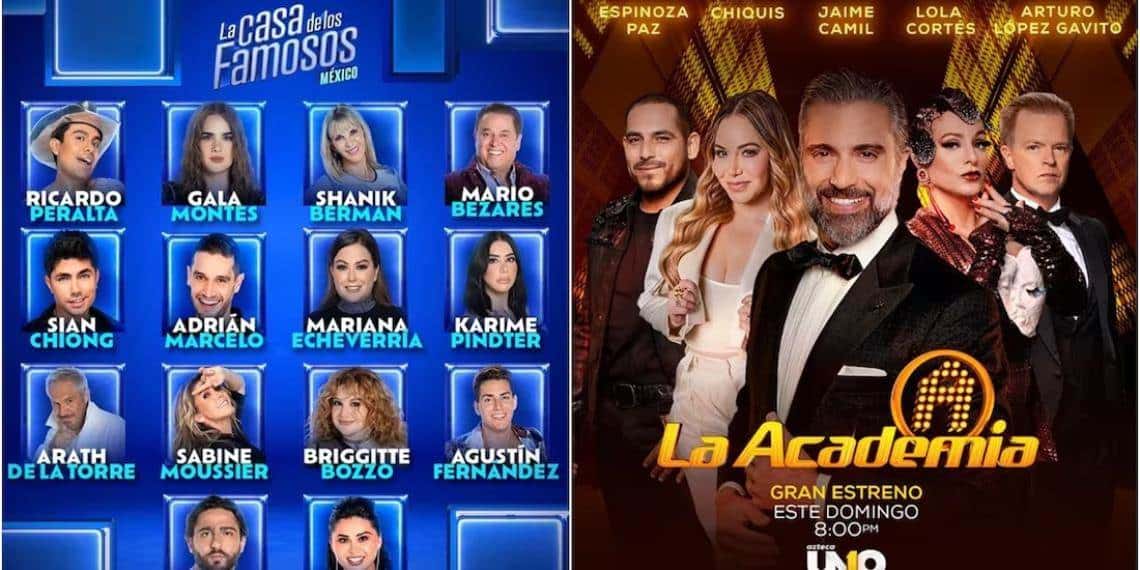 ¿A qué hora y en dónde ver el estreno de "La casa de los famosos" y "La Academia"?