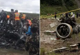 Se estrella un avión en Nepal; solo sobrevivió el capitán