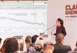 Las personas se sienten más seguras que en el 2018: Claudia Sheinbaum plantea continuar reducir la inseguridad