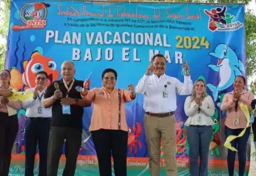 Inauguran IMSS Tabasco y Sindicato Plan Vacacional 2024
