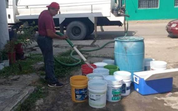 Sin agua en 23 zonas de Villahermosa