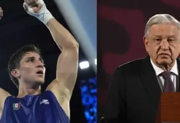 AMLO celebra pase a la final del boxeador Marco Verde en Juegos Olímpicos de París