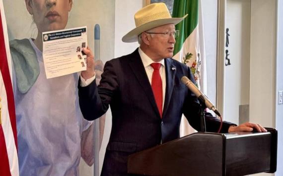 Revela ken salazar: ´El Mayo´ fue a EU ´contra su voluntad´