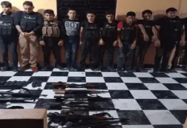 Detienen a 13 sicarios del Cártel de Sinaloa con arsenal en Chiapas