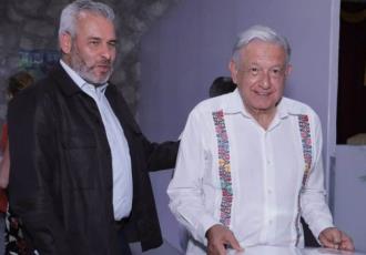 Reconocen Sheinbaum y AMLO avances de seguridad en Michoacán