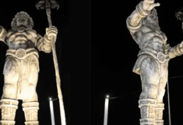 ¡Adiós, Poseidón! Inauguran estatua del Dios Chaac en Telchac, Yucatán