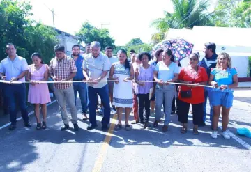 Gobierno de Comalcalco inaugura importante obra de rehabilitación de pavimento en ejido El Ángel