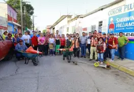 Reducen vecinos de Las Delicias riesgos por lluvias con la Jornada Integral de Limpieza