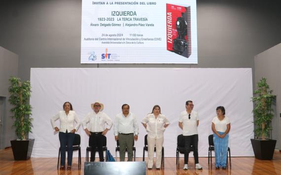 Presentan el libro Izquierda 1923-2023: La terca travesía en el CIVE de la UJAT