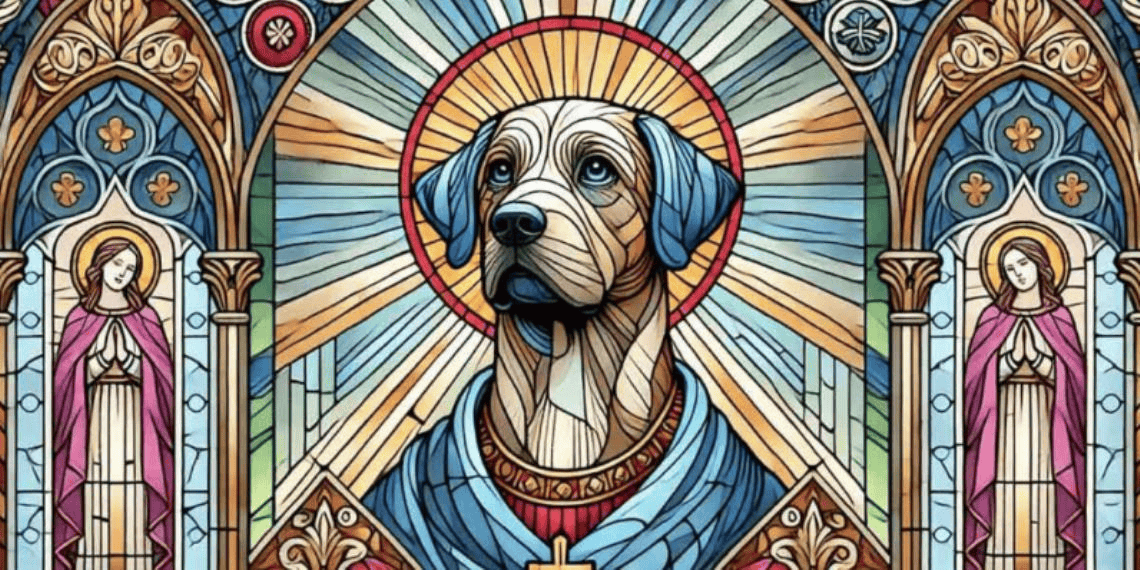 San Guinefort, el perro considerado santo en Francia, a quien se le atribuyen varios milagros