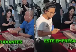 Empresario chino regala dinero a estudiantes de escasos recursos para que puedan terminar la escuela