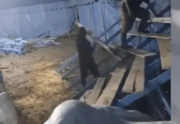 Gradas del Circo de Cholín colapsan y dejan siete personas lesionadas en Chiapas