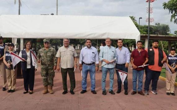 Gobierno de Comalcalco, Secretaría de Marina y Secretaría de Salud, ponen en marcha brigadas de atención médica de primer contacto en lugares de difícil acceso