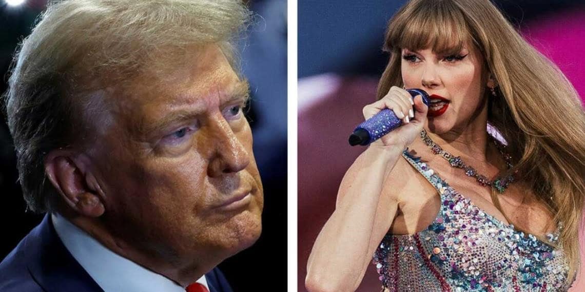 Donald Trump explota contra Taylor Swift tras su respaldo a Kamala Harris