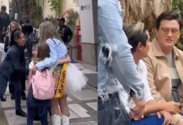 Ricardo Peralta es opacado ante presencia de Shanik Berman: Nadie lo pela | VIDEO