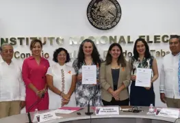 Ángela Guadalupe Araujo Segura y a Ruth Lissette Toledo Peral recibierón su nombramiento como consejeras electorales del Instituto Electoral y de Participación Ciudadana de Tabasco (IEPCT)
