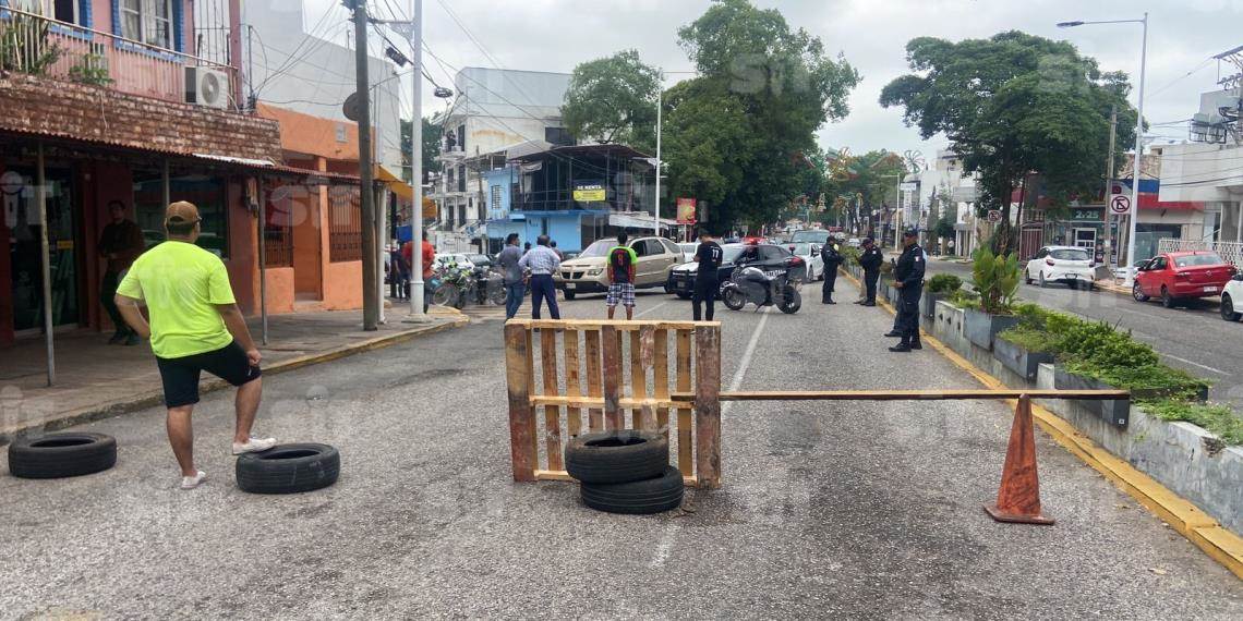 Habitantes de Villahermosa protestan por falta de energía eléctrica