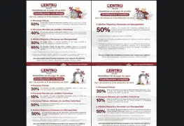 Entran en vigor incentivos en el pago de agua y predial en Centro