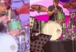 Brandon Flowers, vocalista de The Killers, baja a fan del escenario por no saber tocar la batería