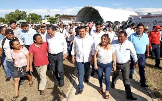 Gobierno de Tabasco realiza audiencia pública en Villa Vicente Guerrero