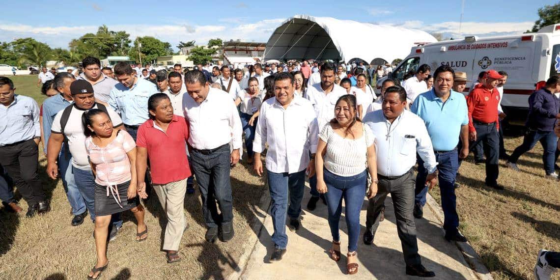 Gobierno de Tabasco realiza audiencia pública en Villa Vicente Guerrero