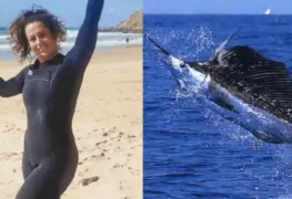 Pez aguja mata a una surfista influencer italiana