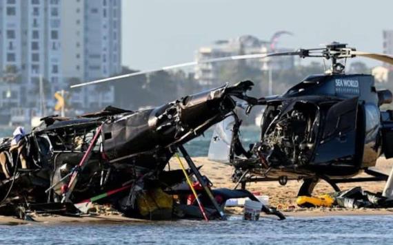 Choque de helicóptero con torre de radio dejó 4 muertos, entre ellos un niño, en Houston