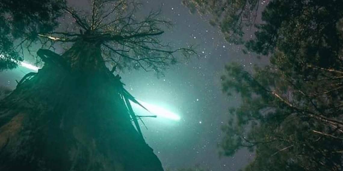 Supuesto meteorito es captado en Querétaro y sorprende a las redes; así fue el increíble momento