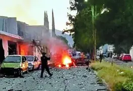 Descarta Sheinbaum terrorismo en Guanajuato tras explosión de coches bomba