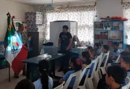 El personal del Ejército Mexicano continúa realizando actividades de acercamiento social.