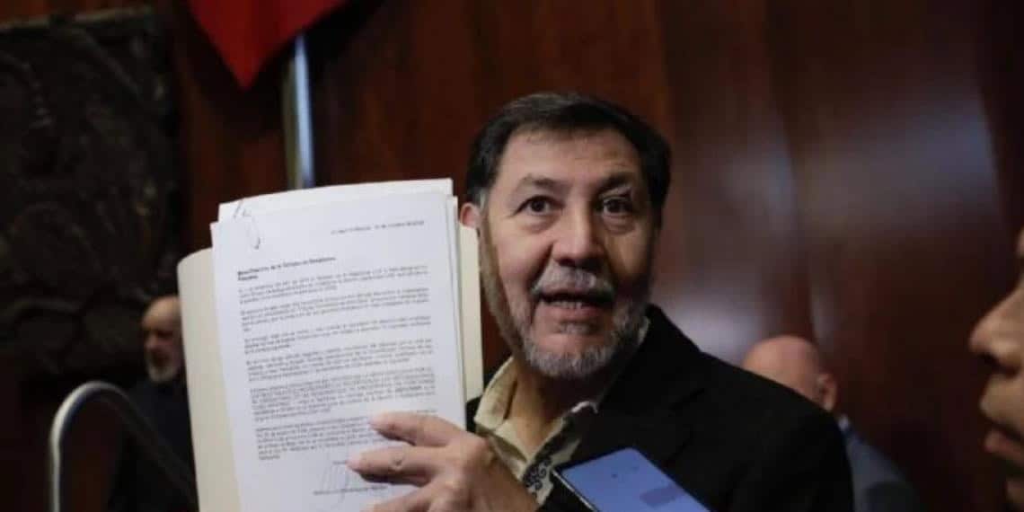 Senado ya recibió las ocho renuncias de los ministros de la Corte: Fernández Noroña