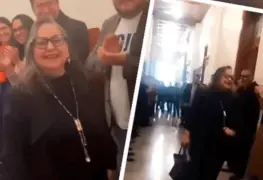 Trabajadores reciben con aplausos a Norma Piña tras renuncia a la Corte | VIDEO