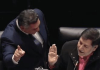 Alito Moreno pierde el control y encara a Fernández Noroña en el Senado: "¡A mí no me grites!"