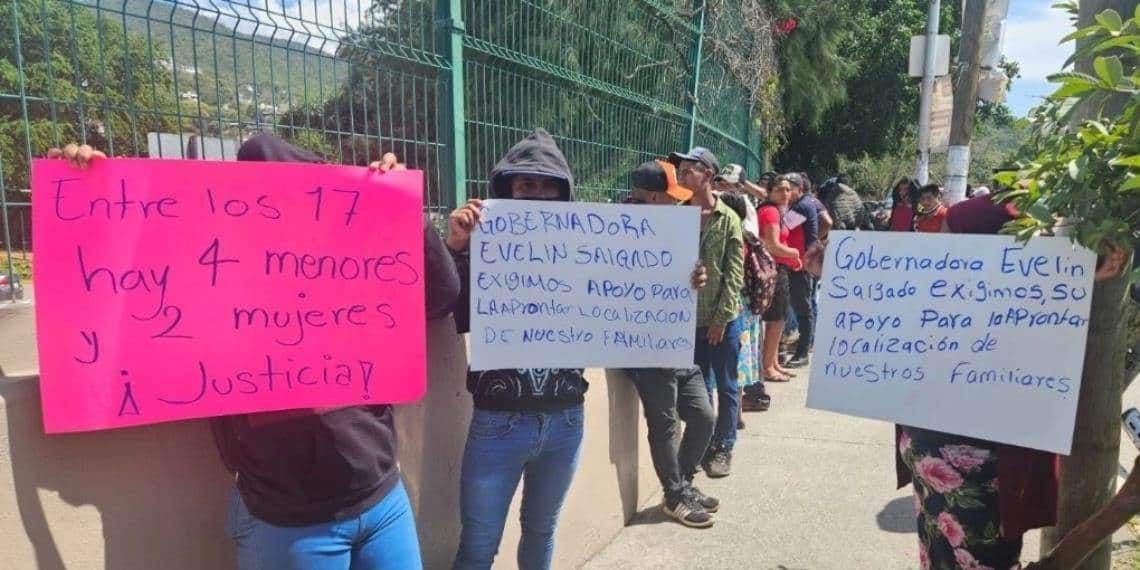 Urgen a localizar a 17 comerciantes desaparecidos en Chilpancingo