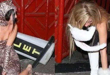 Camila Cabello sufre aparatosa caída al salir de una fiesta de Hallowen