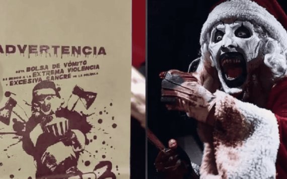 ¿Es muy impactante? Dan bolsas para las náuseas en las funciones de Terrifier 3