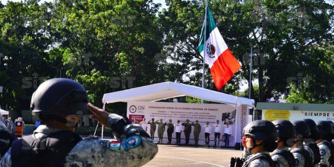 Nueva era de seguridad en Tabasco: Murillo Rodríguez toma protesta como coordinador de la GN