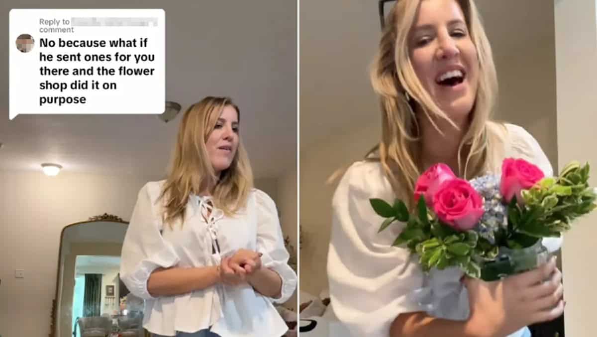 Mi único y verdadero amor; Mujer recibe flores de su novio, pero la dedicatoria era para su ex