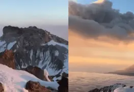 Así es la impresionante vista del volcán Popocatépetl desde Iztaccíhuatl | VIDEO