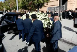 Así fue el funeral de Fernando Valenzuela en Los Ángeles, el último adiós al Toro