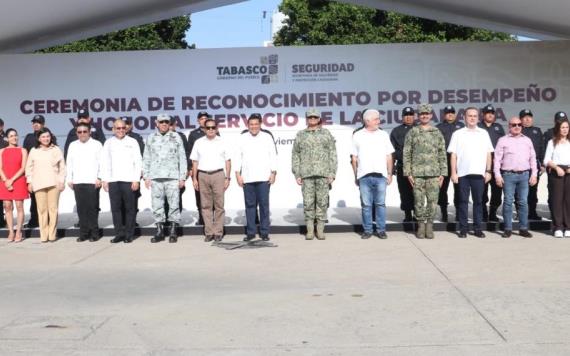 Javier May Rodríguez destaca heroísmo policial y promete mejoras laborales en seguridad pública